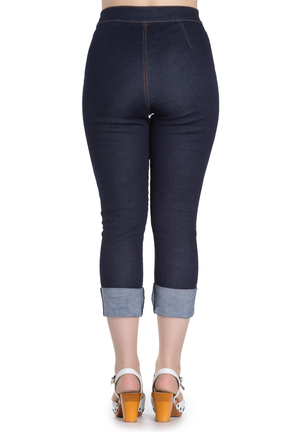 Ronnie Denim Capris - Plus Size