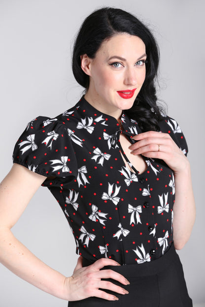 Bobbie Bow Bluse