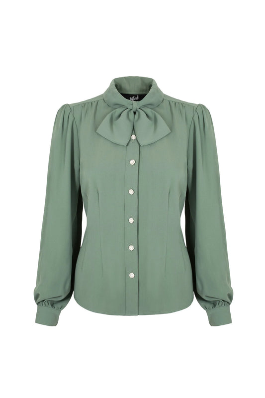 Mia Bluse Vintage green