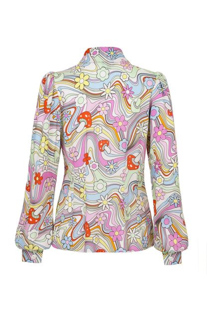 Happy Daze 70s Bluse
