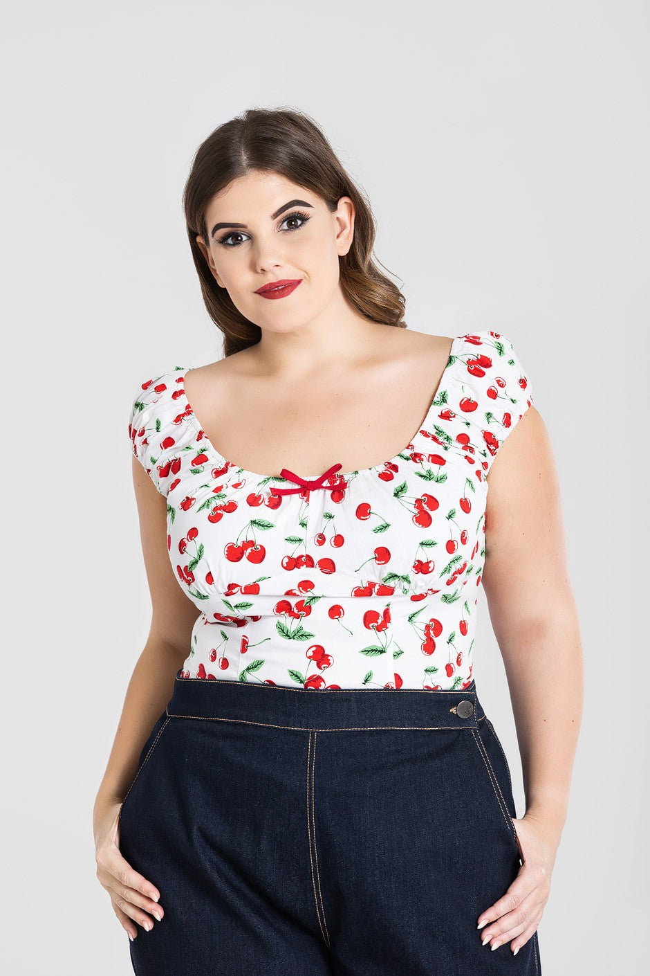 Sweet Cherry Top - Plus Size