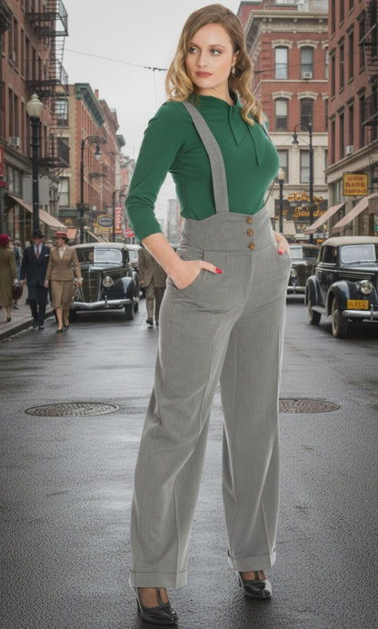 Her Favourites 40s Trousers grau