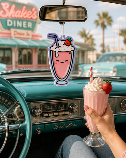 Betty Milkshake Lufterfrischer - Erdbeerduft für´s Auto