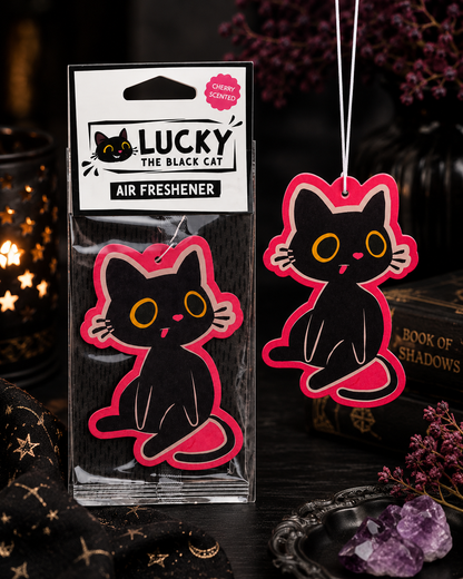 Lucy Black Cat - Auto-Lufterfrischer mit Kirsch-Duft