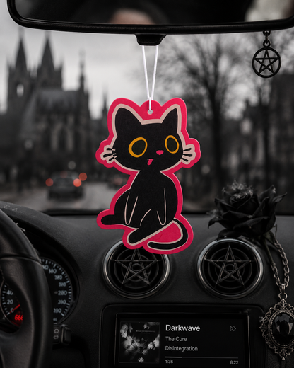 Lucy Black Cat - Auto-Lufterfrischer mit Kirsch-Duft