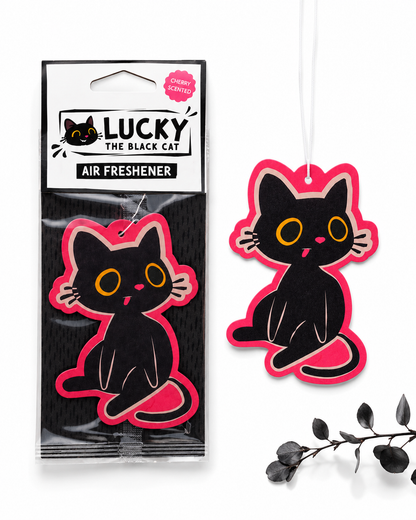 Lucy Black Cat - Auto-Lufterfrischer mit Kirsch-Duft