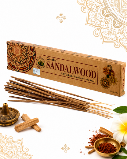 Goloka Sandelholz - San Wood Räucherstäbchen