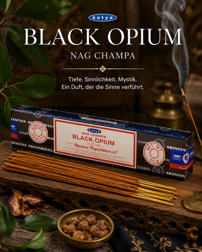 Nag Champa - Black Opium Räucherstäbchen