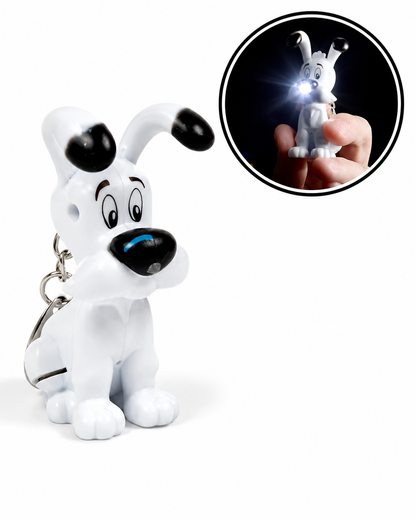 Idefix Schlüsselanhänger mit Licht und Sound