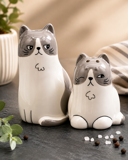 Katzen Salz- und Pfefferstreuer