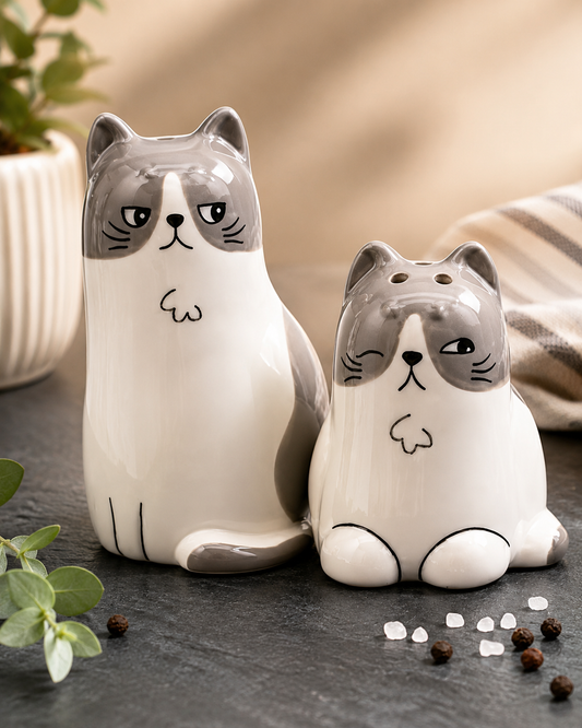 Katzen Salz- und Pfefferstreuer