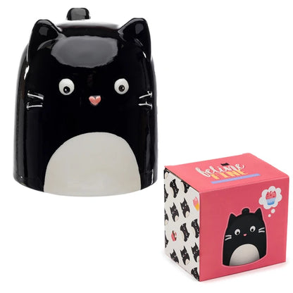 Black Cat Mug - Katzen-Tasse