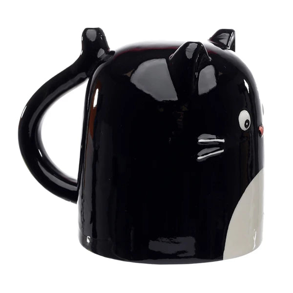 Black Cat Mug - Katzen-Tasse