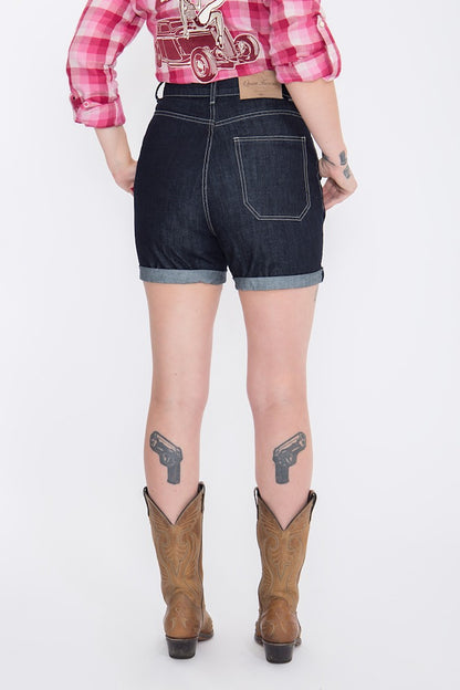 Queen Kerosin Western Shorts