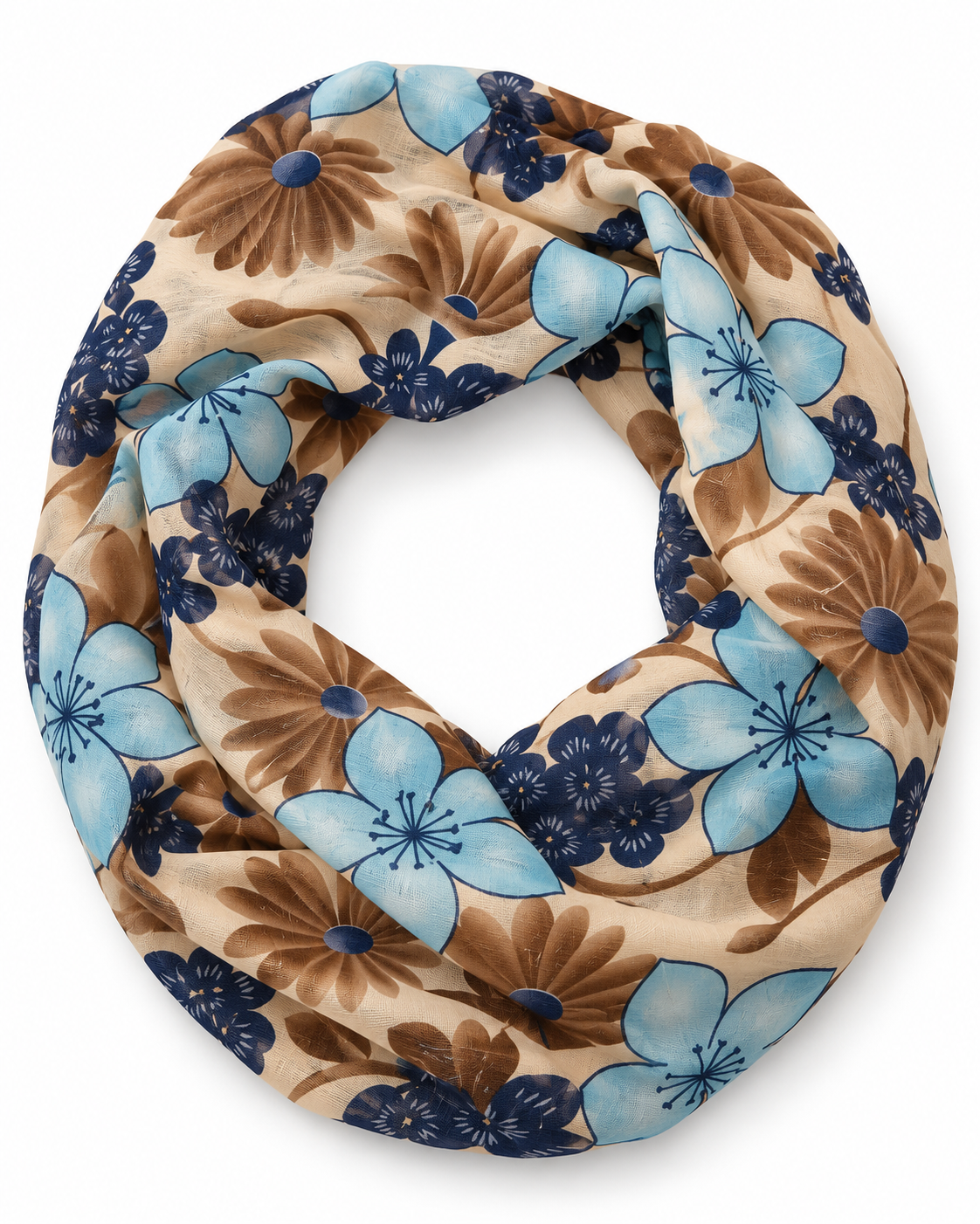 Retro Flower Loop - 9in1 Multifunktionstuch mit Blumenmuster