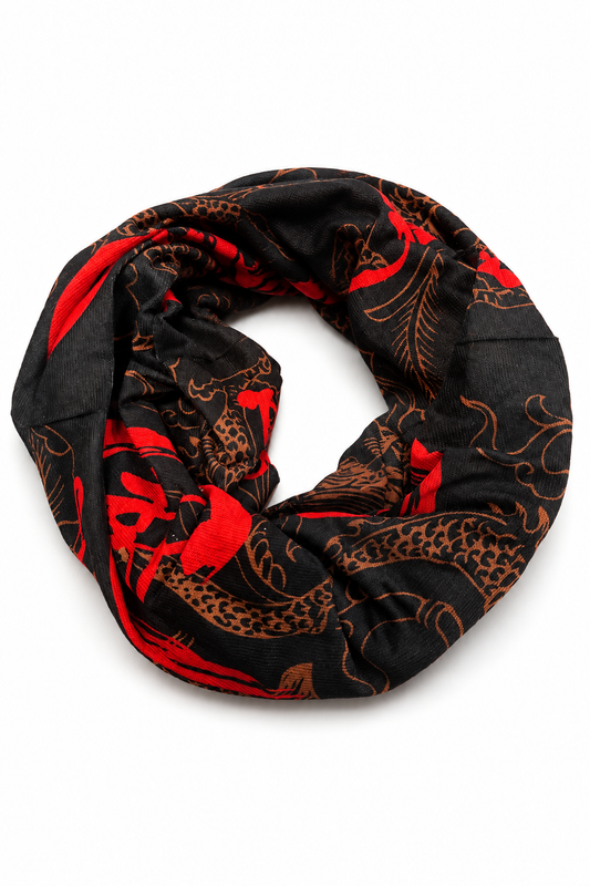 Asia Dragon Loop Multifunktiontuch
