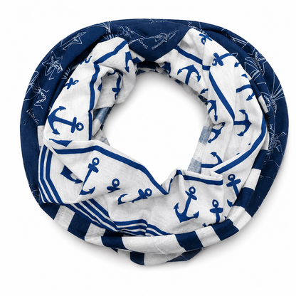 Sailor Anker Loop Multifunktionstuch - maritimes Halstuch