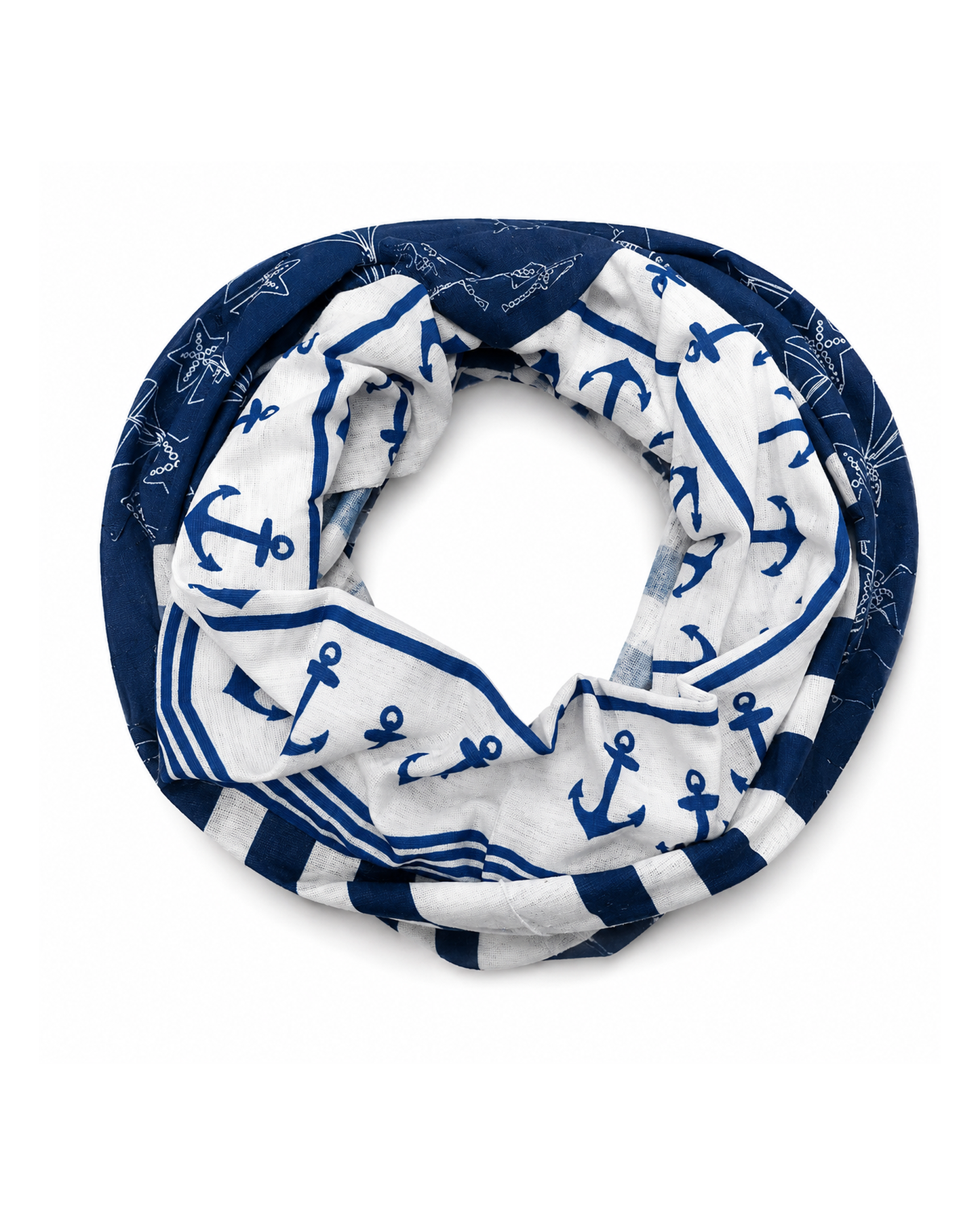 Sailor Anker Loop Multifunktionstuch - maritimes Halstuch