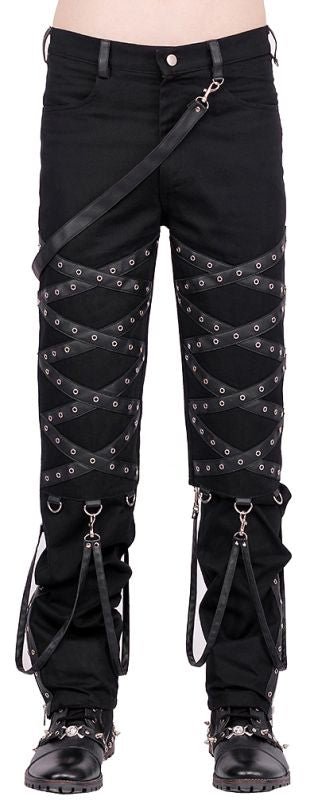 Criss-Cross Gothic Hose