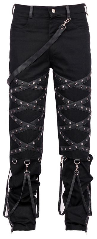 Criss-Cross Gothic Hose