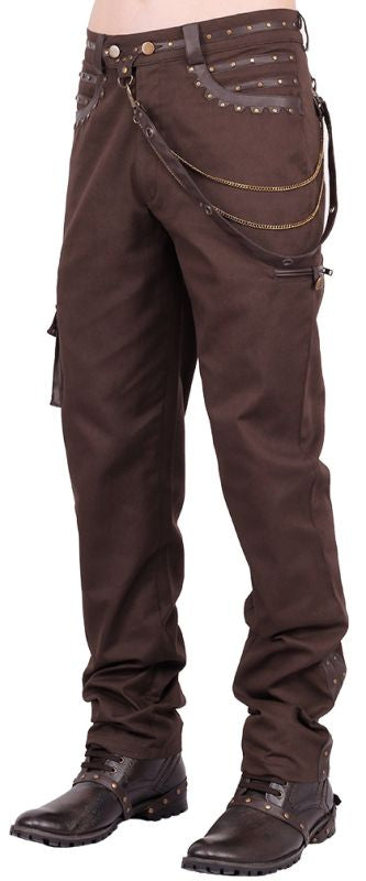 Steampunk Hose braun