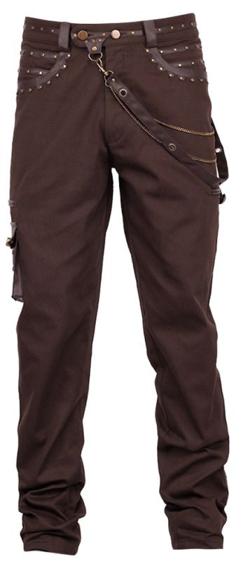 Steampunk Hose braun