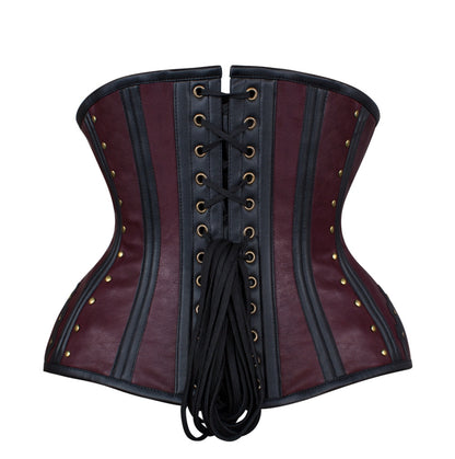 Steampunk Korsett Kunstleder C-Lock