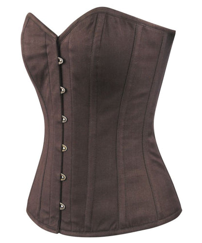 Amy Korsett Vollbrust Twill braun