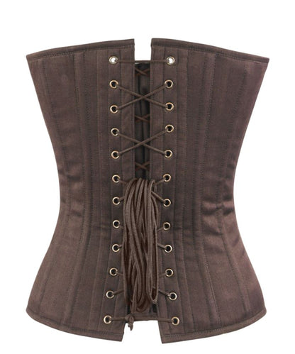 Amy Korsett Vollbrust Twill braun