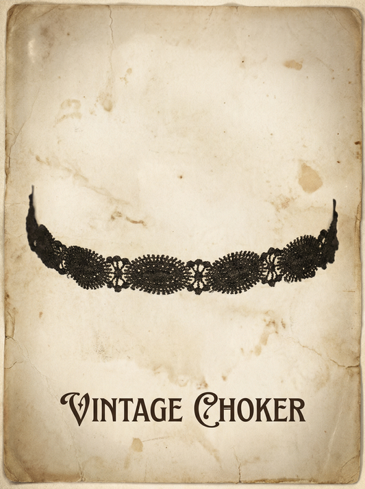 Spitzenhalsband Gothic Lace