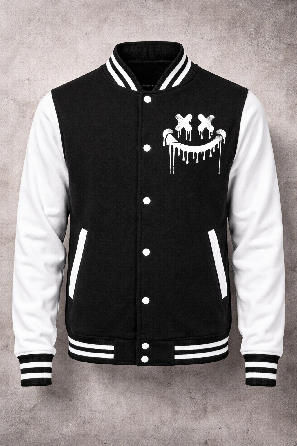 College-Jacke Dripping Smiley