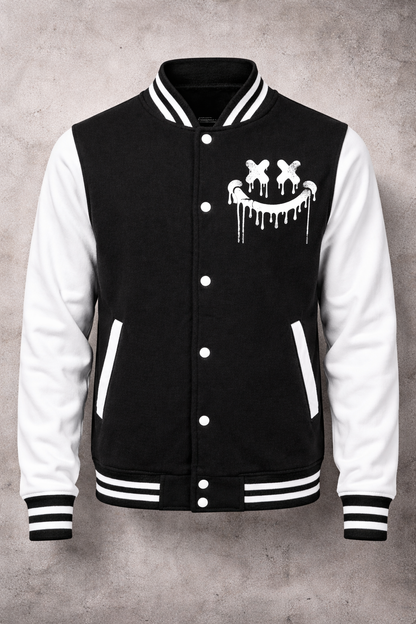 College-Jacke Dripping Smiley