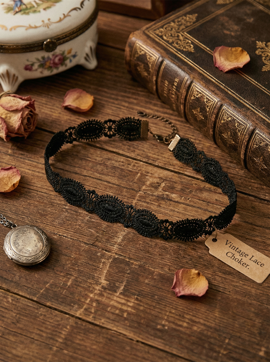 Spitzenhalsband Gothic Lace