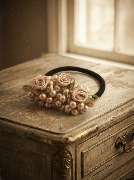 Vintage Haarschmuck Pearls