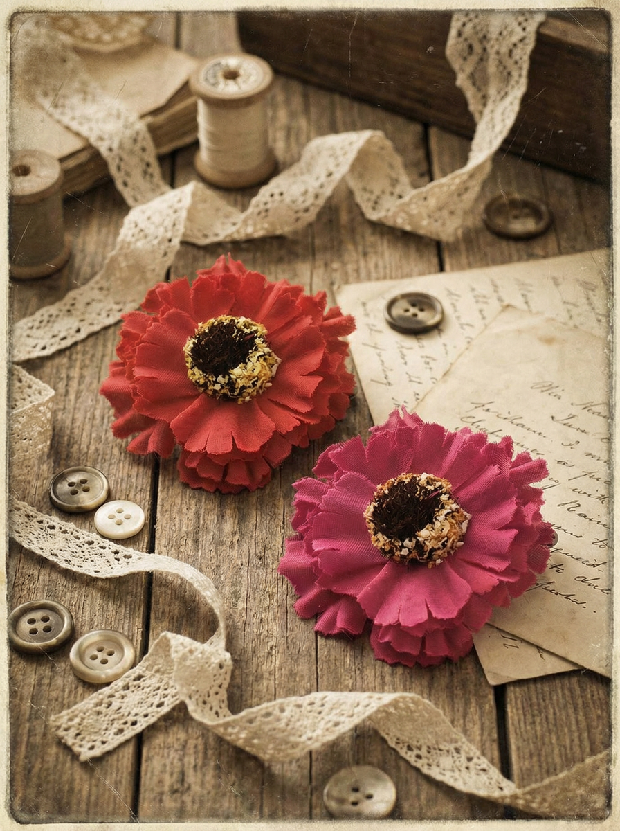 Vintage Daisy Haarklammer