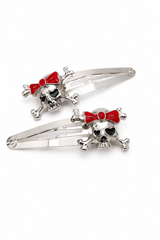 Skully Haarspangen 2 Stück