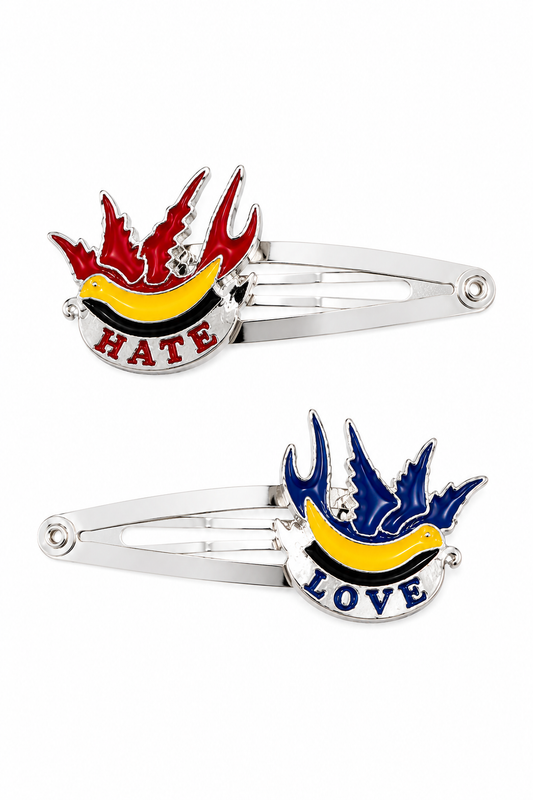 Love & Hate Rockabilly Dove Haarspangen