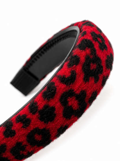 Red Leo Plüsch Haarreif