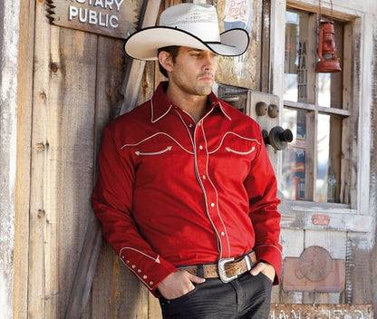 Western-Hemd Jack rot