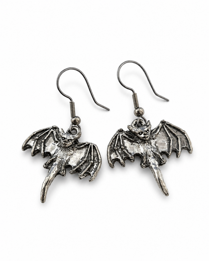 Ohrringe Bats - Fledermaus Gothic Ohrschmuck