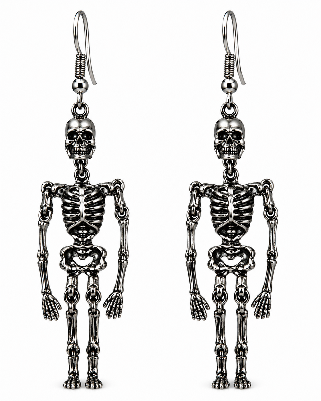 Ohrringe Skelett im Gothic Style