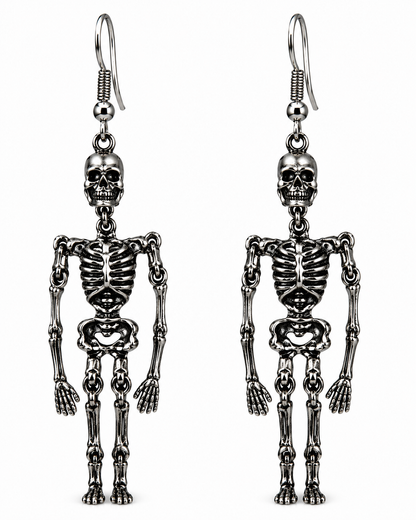 Ohrringe Skelett im Gothic Style