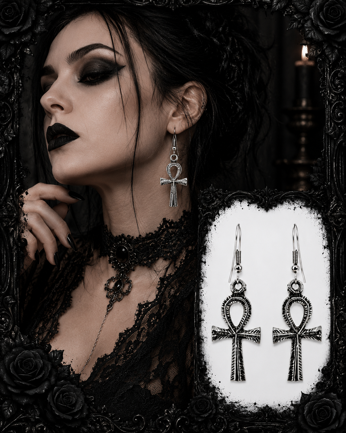 Ohrringe Ankh - ägypisches Symbol Key of Life