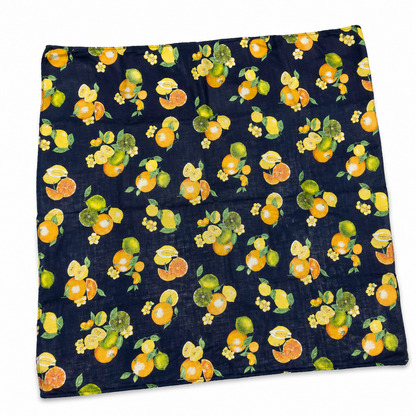 Baumwolltuch Lemon - Halstuch mit Zitronen