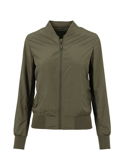 Ladies Bomberjacke olive - leichte Retro Sommerjacke