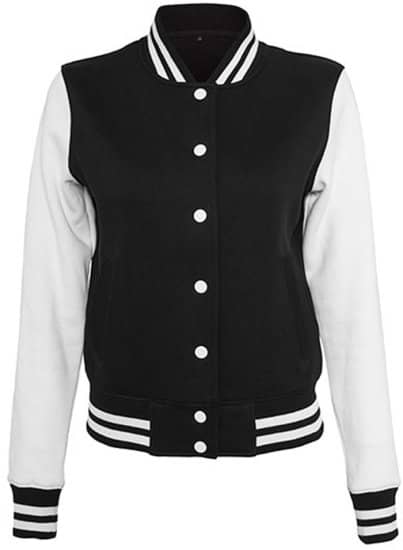 Ladies College Jacke schwarz-weiß