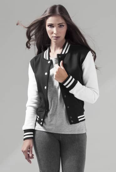 Ladies College Jacke schwarz-weiß