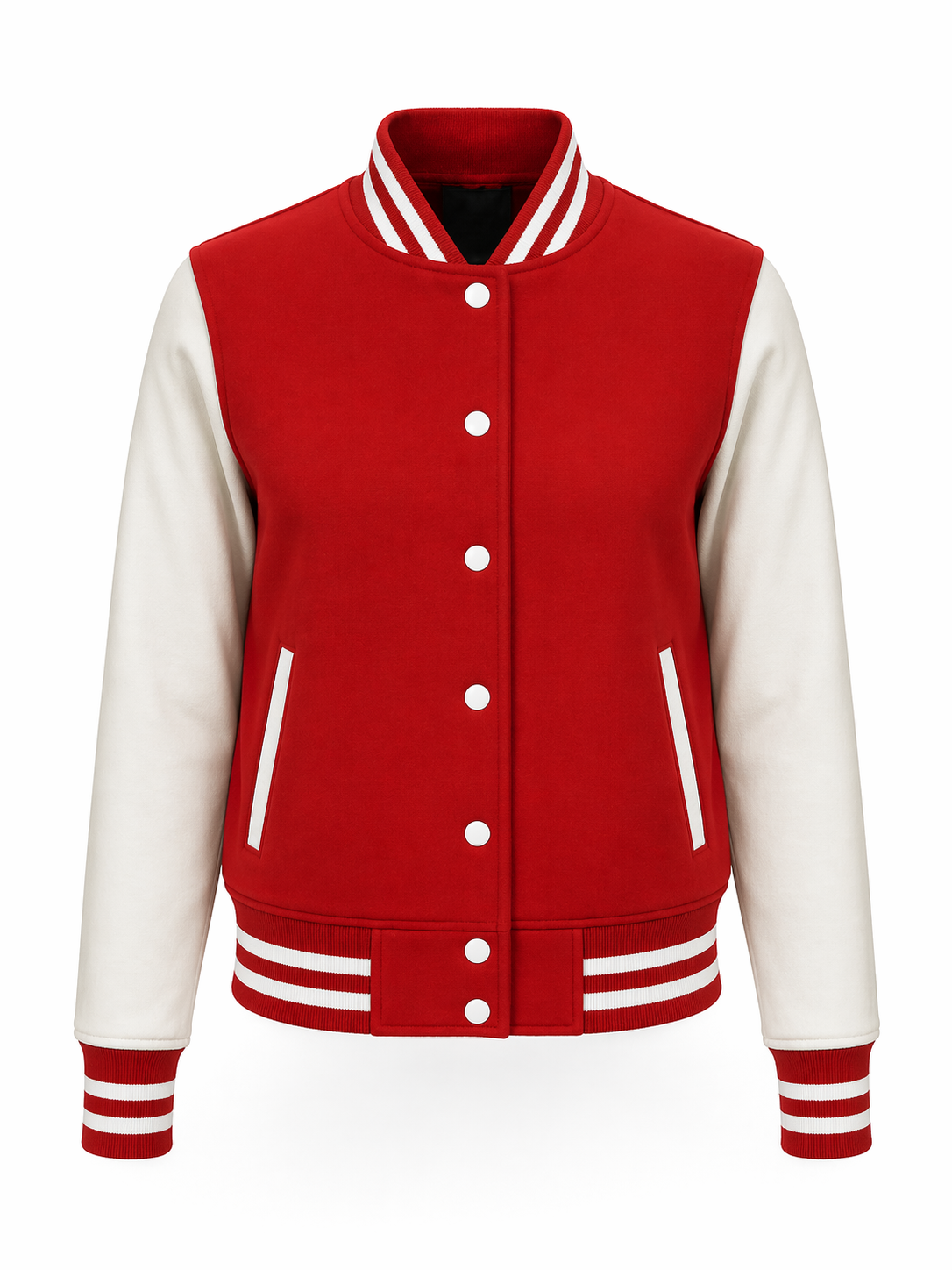 Varsity Jacke College Jacke unisex fire red-white