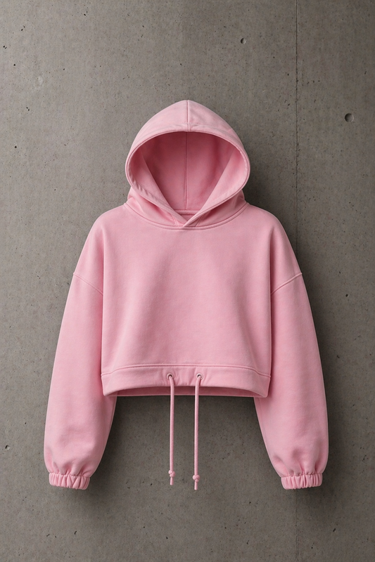 Oversize Cropped Hoodie