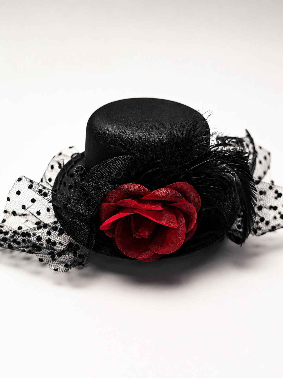 Burlesque Minihut mit Feder